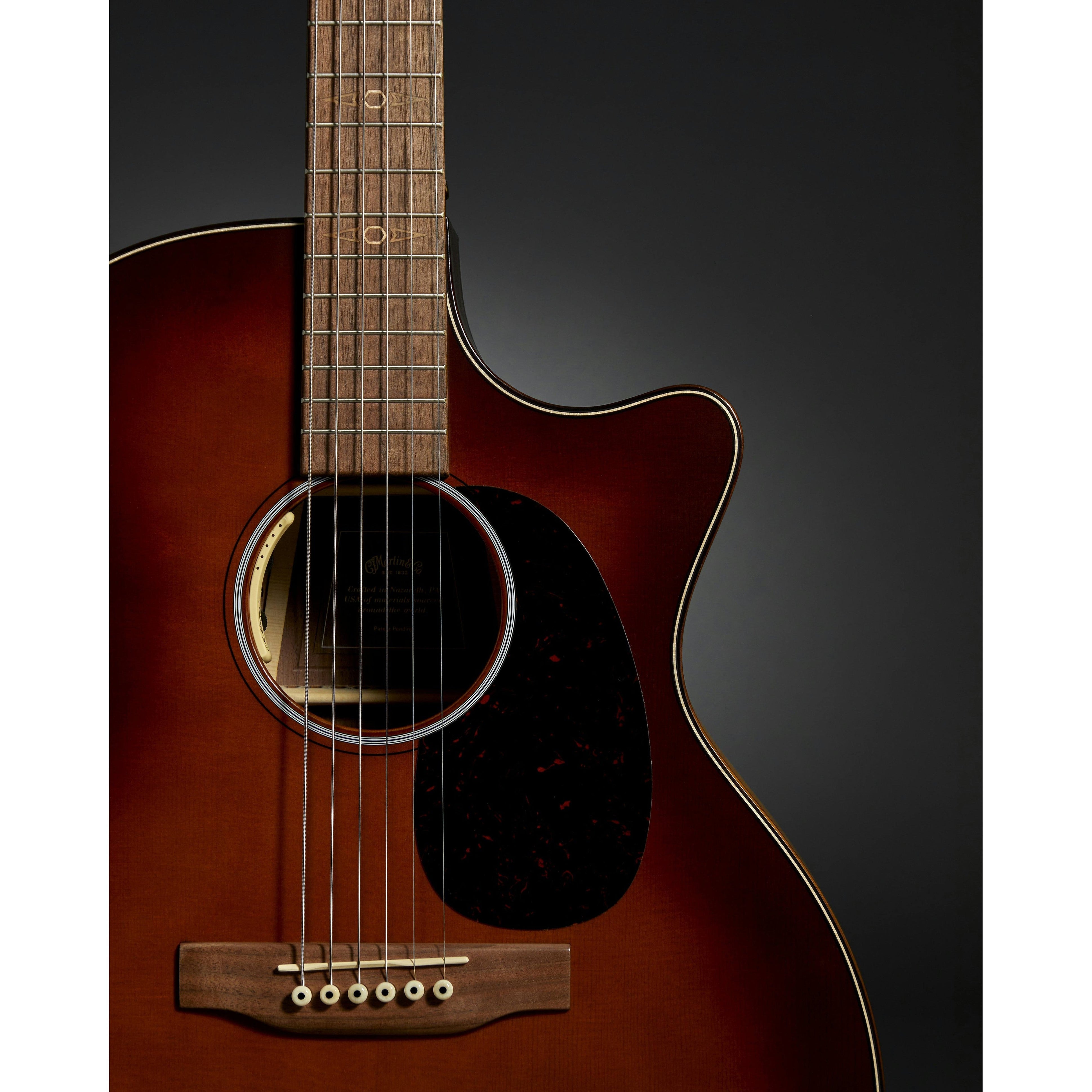Đàn Guitar Acoustic Martin GPCE Inception Maple Inception Series - Amber Fade Sunburst-Mai Nguyên Music