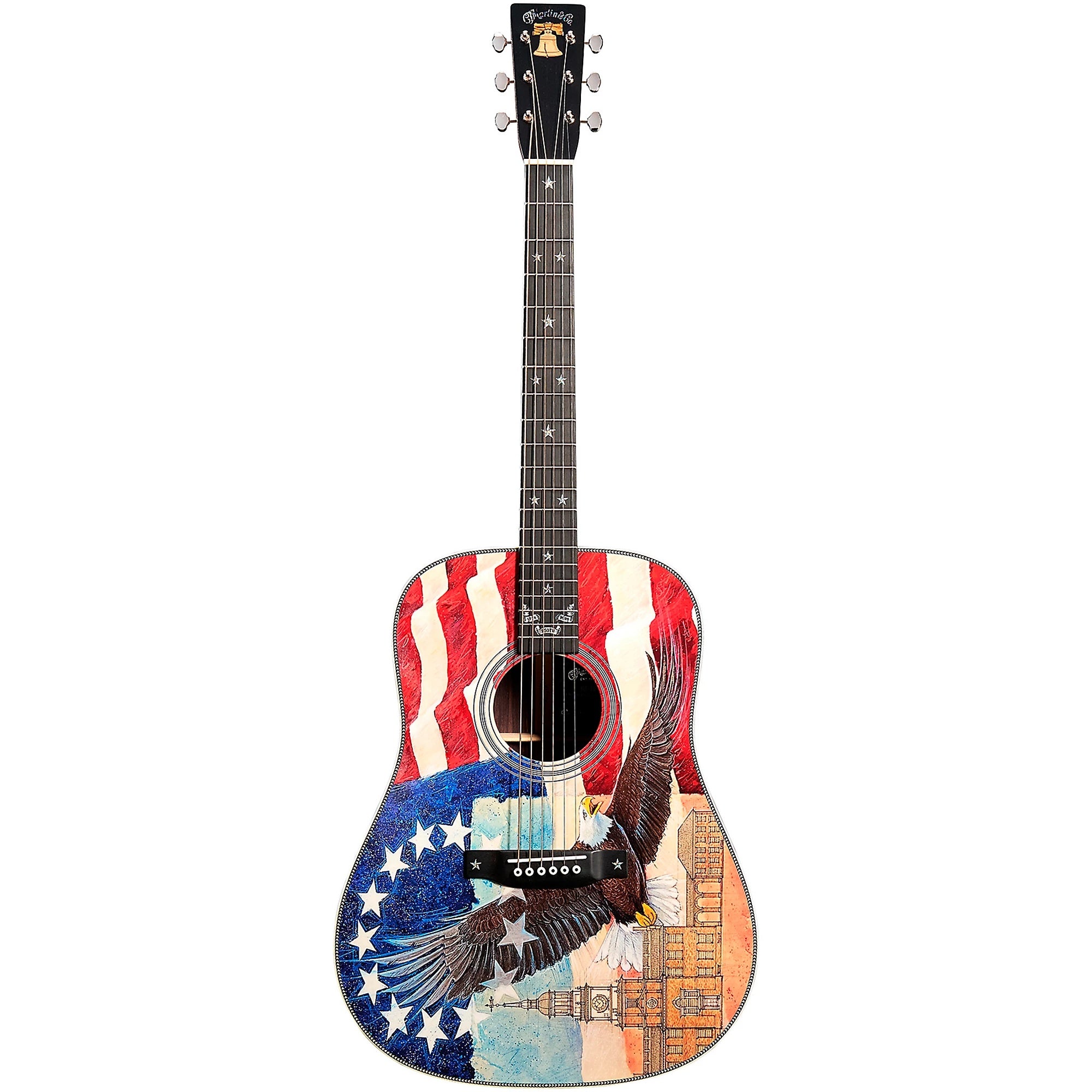 Đàn Guitar Acoustic Martin HD-28 Semiquincentennial Custom & Special Editions - Custom Artwork-Mai Nguyên Music