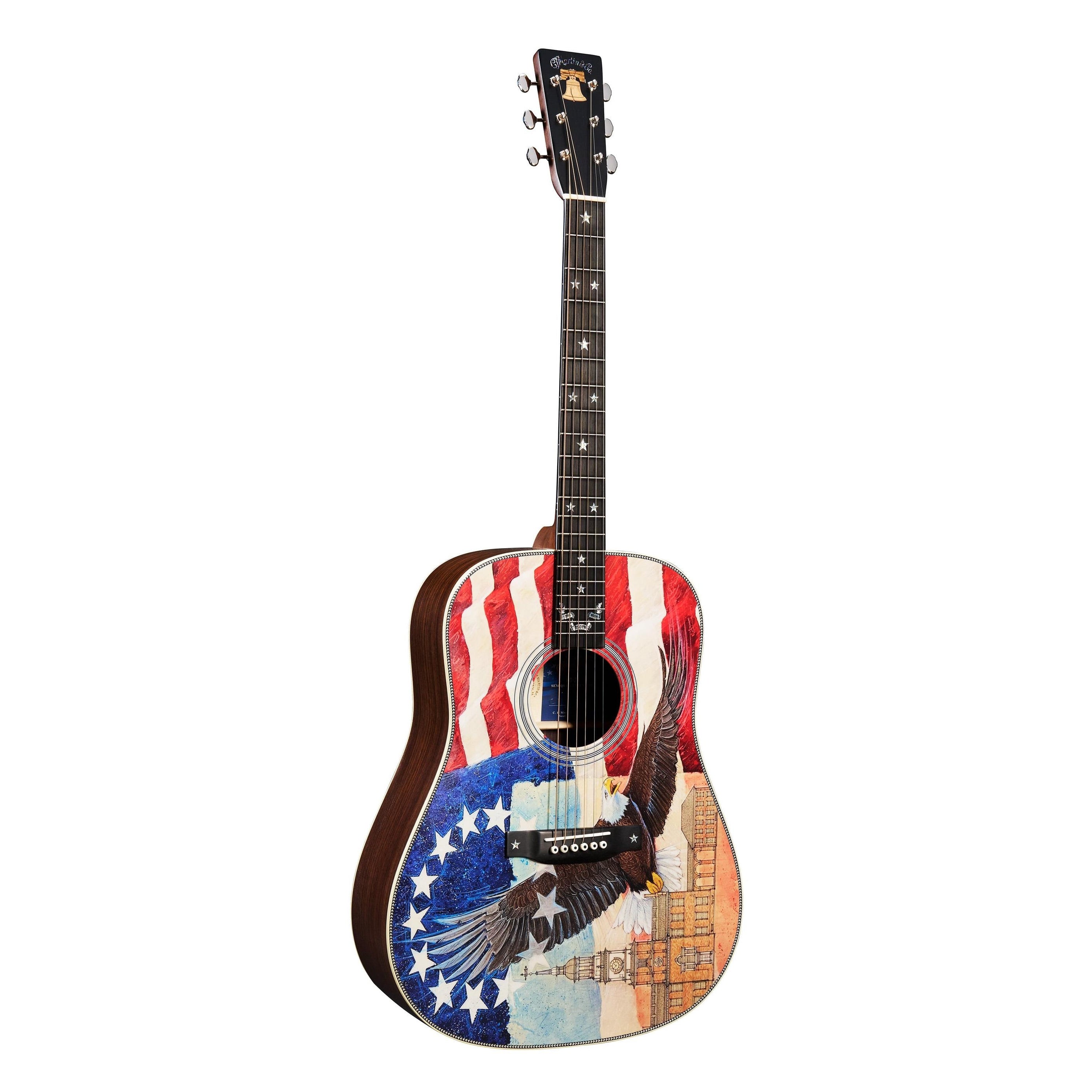 Đàn Guitar Acoustic Martin HD-28 Semiquincentennial Custom & Special Editions - Custom Artwork-Mai Nguyên Music