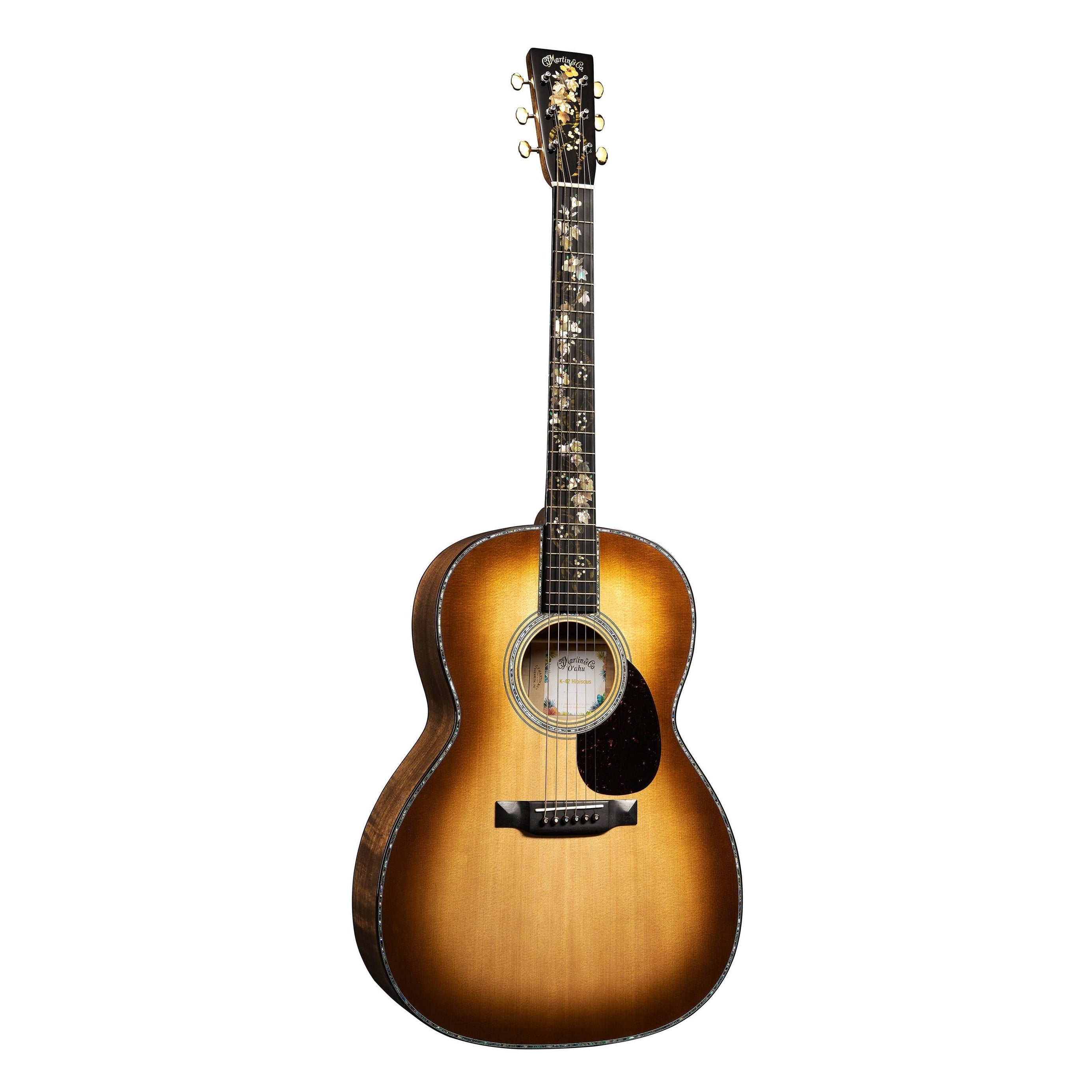 Đàn Guitar Acoustic Martin O'ahu K-42 Hibiscus Custom & Special Editions-Mai Nguyên Music