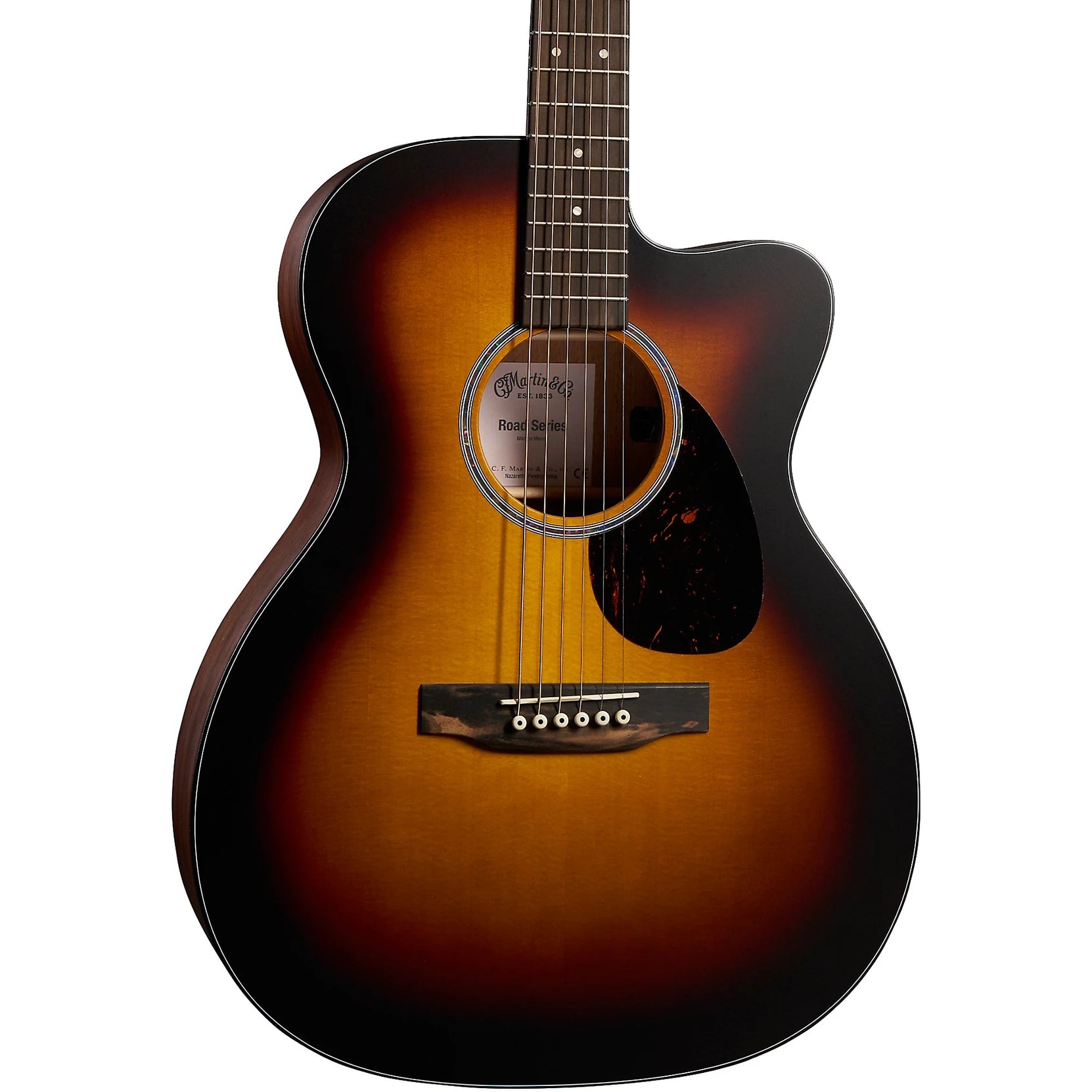 Đàn Guitar Acoustic Martin OMC-10E Modern Burst Road Series - Burst-Mai Nguyên Music