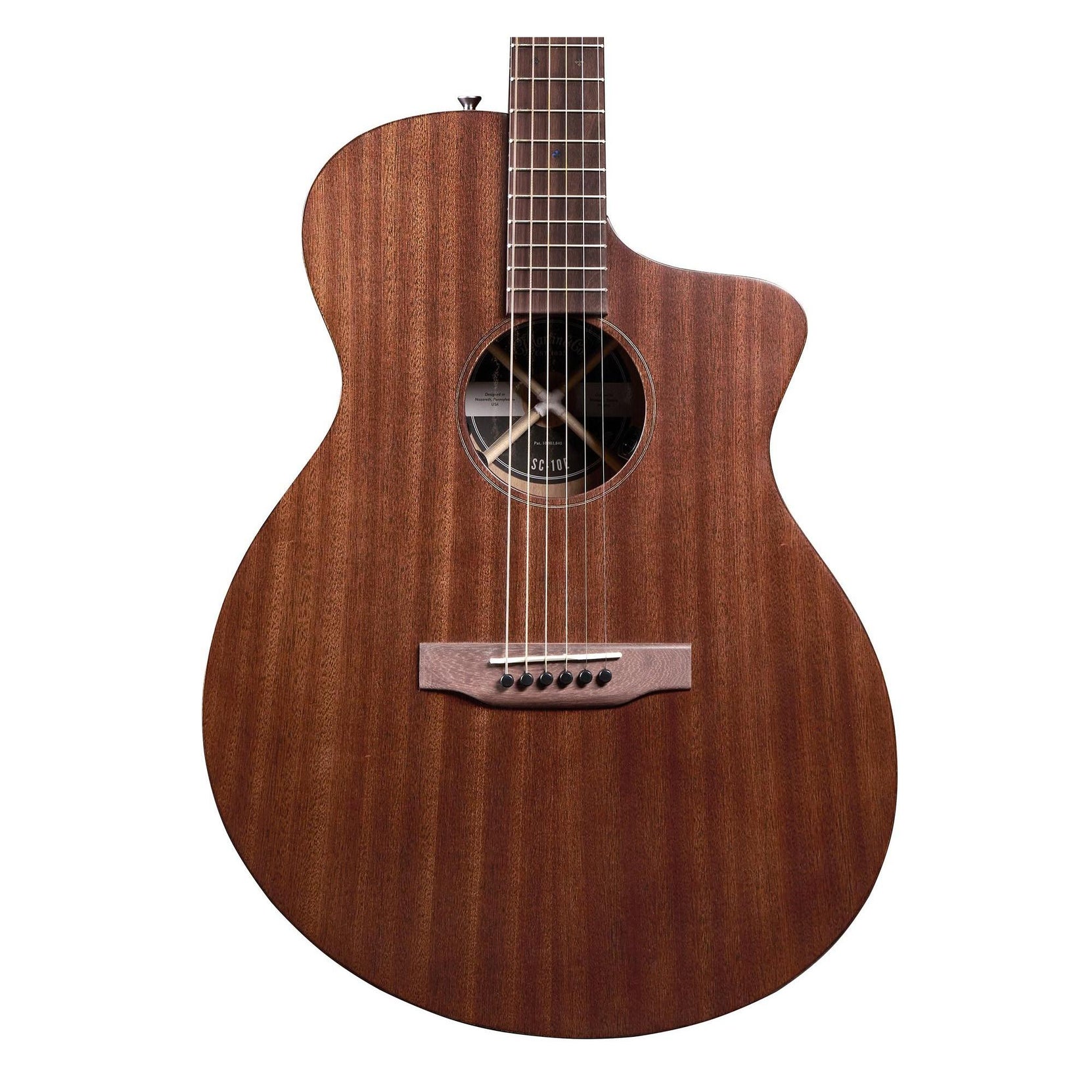 Đàn Guitar Acoustic Martin SC-10E Modern Sapele Road Series-Mai Nguyên Music