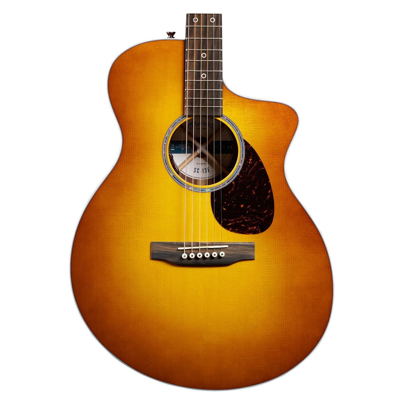 Đàn Guitar Acoustic Martin SC-13E Modern Mezcal Burst Road Series-Mai Nguyên Music