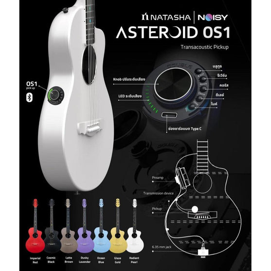 Đàn Guitar Acoustic Natasha Asteroid EQ OS-1-Mai Nguyên Music