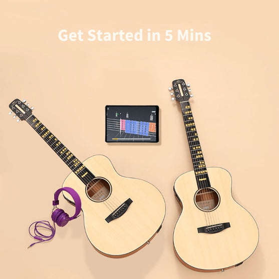 Đàn Guitar Acoustic Poputar T2 Smart-Mai Nguyên Music