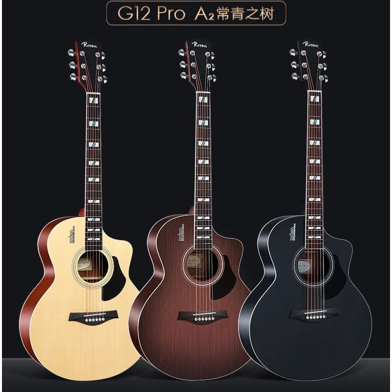 Đàn Guitar Acoustic Rosen G12 Pro (Tặng Kèm Phụ Kiện)-Mai Nguyên Music