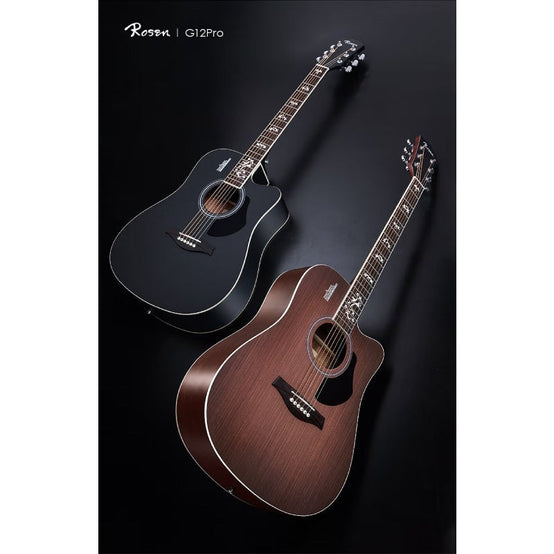 Đàn Guitar Acoustic Rosen G12 Pro (Tặng Kèm Phụ Kiện)-Mai Nguyên Music