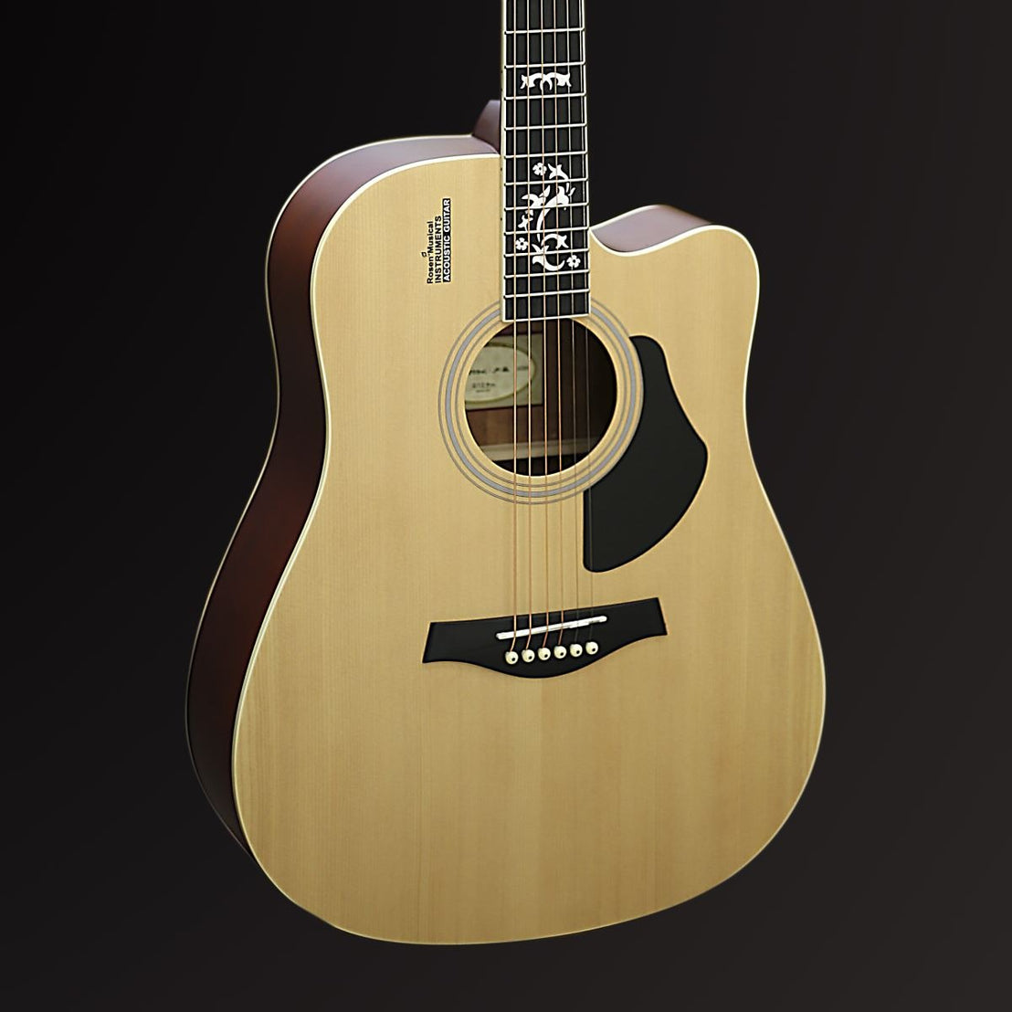 Đàn Guitar Acoustic Rosen G12 Pro (Tặng Kèm Phụ Kiện)-Mai Nguyên Music