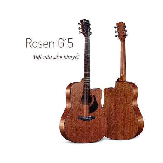 Đàn Guitar Acoustic Rosen G15 (Tặng Kèm Phụ Kiện)-Mai Nguyên Music