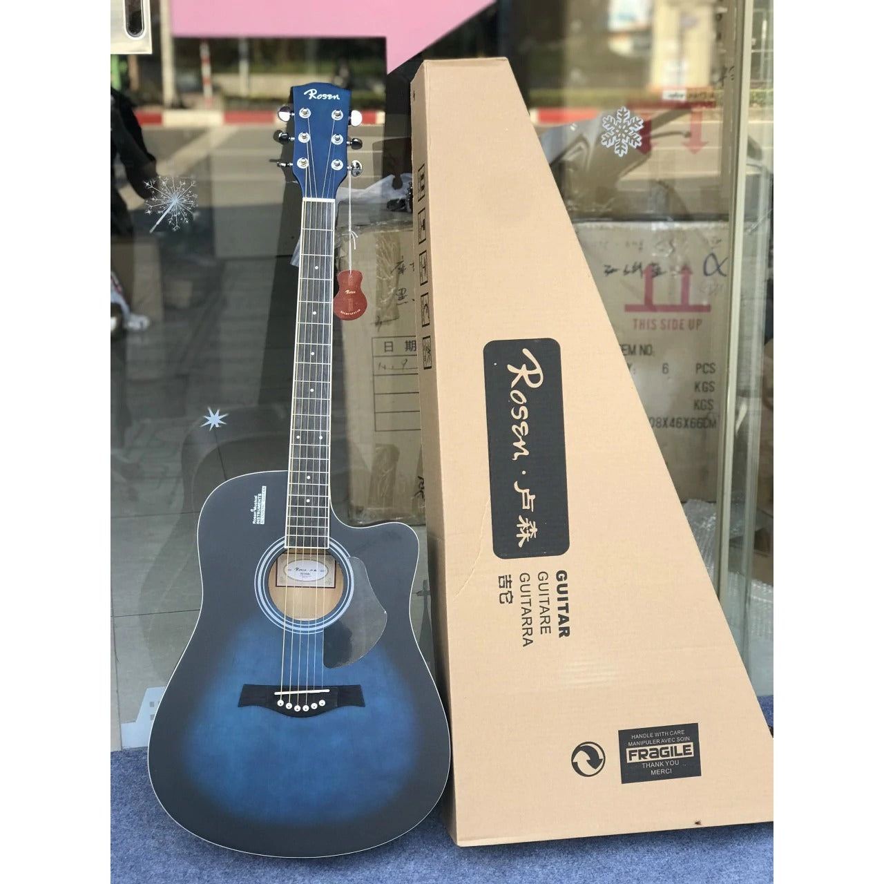 Đàn Guitar Acoustic Rosen R135 (Tặng Kèm Phụ Kiện)-Mai Nguyên Music