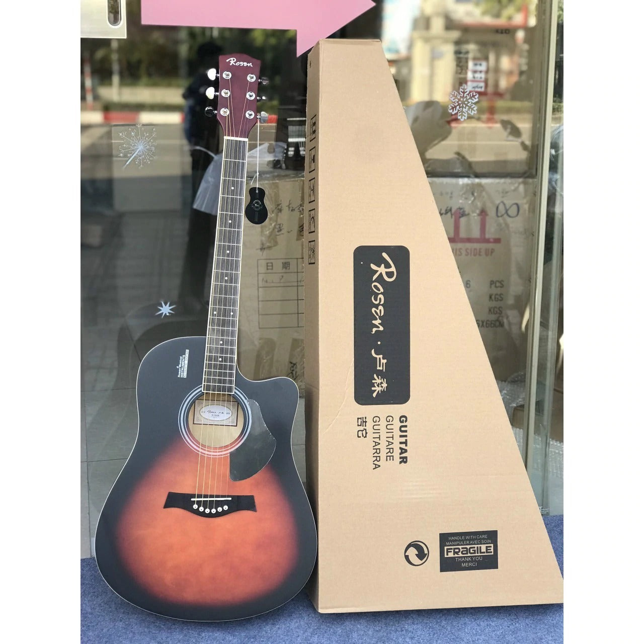 Đàn Guitar Acoustic Rosen R135 (Tặng Kèm Phụ Kiện)-Mai Nguyên Music