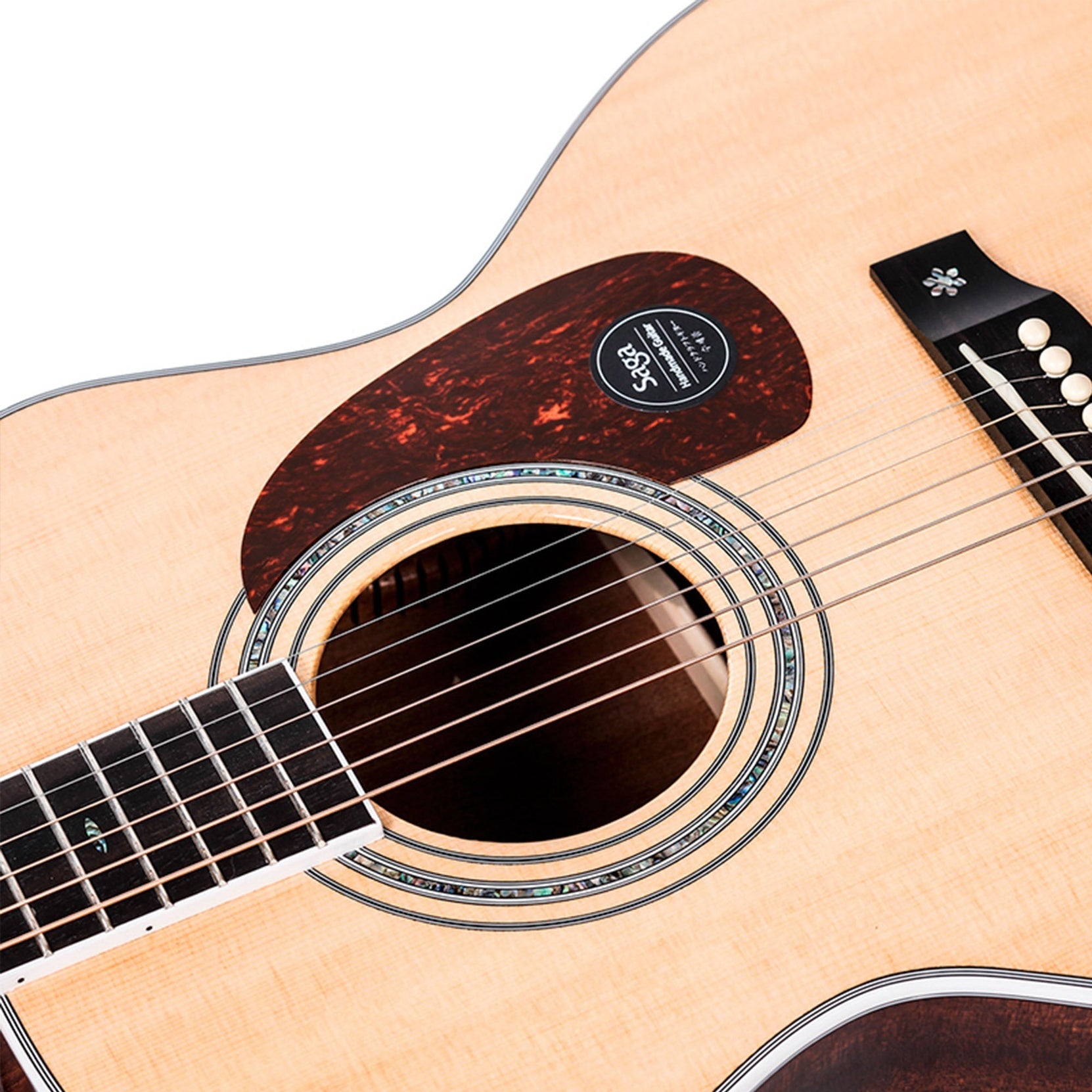 Đàn Guitar Acoustic Saga A1GE Pro-Mai Nguyên Music