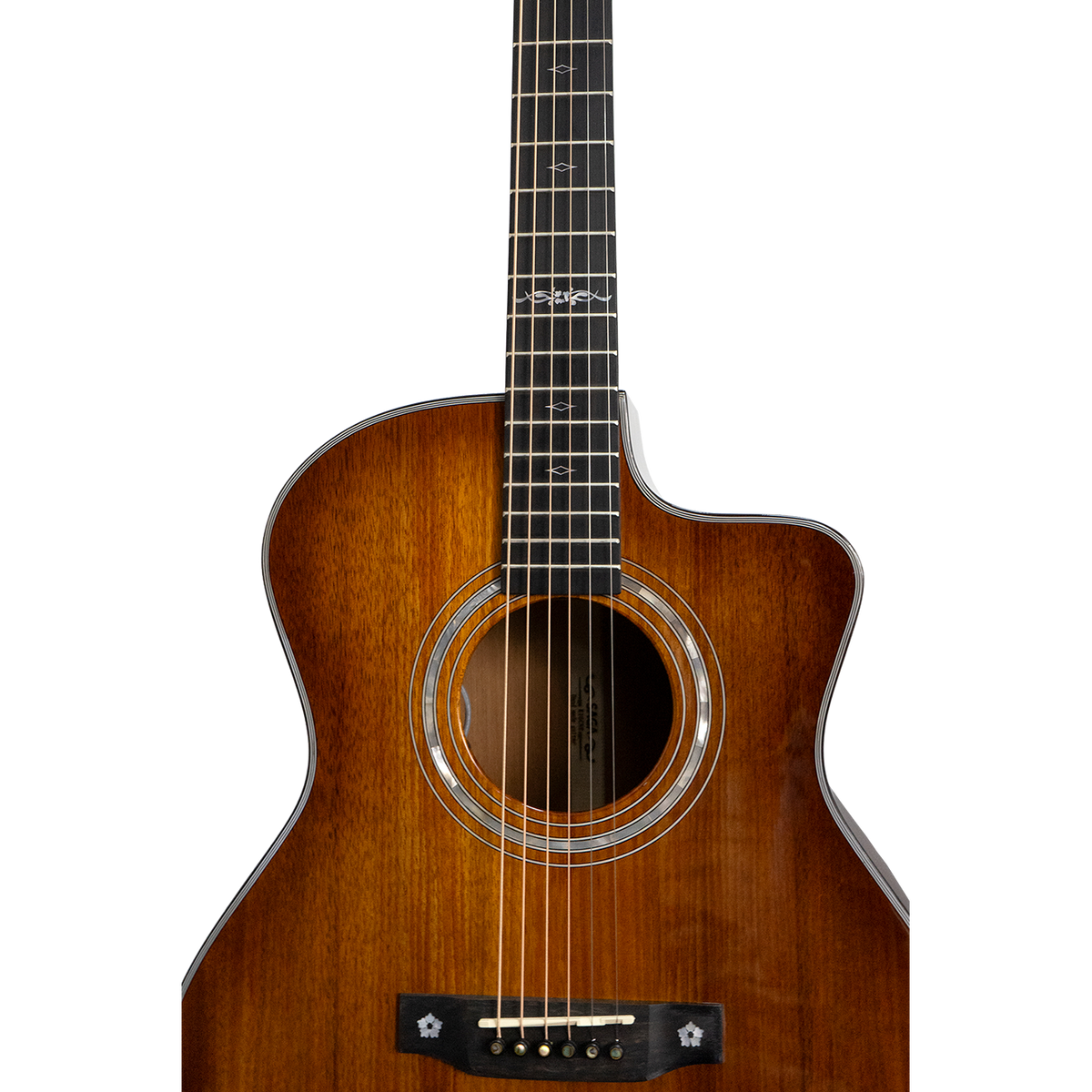 Đàn Guitar Acoustic Saga K1GCNE w/Bag-Mai Nguyên Music
