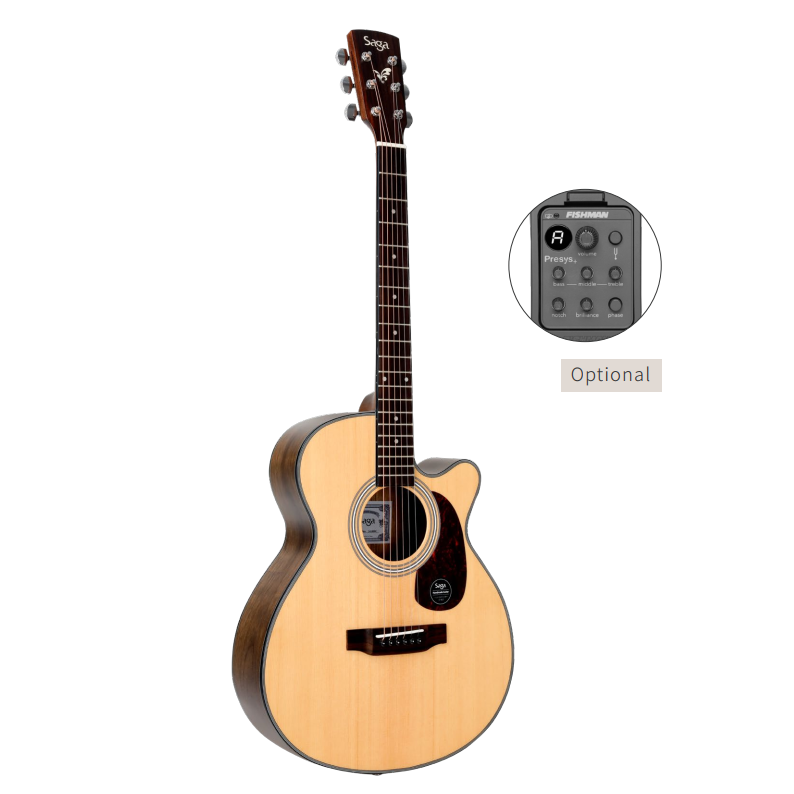 Đàn Guitar Acoustic Saga SA800CE-Mai Nguyên Music