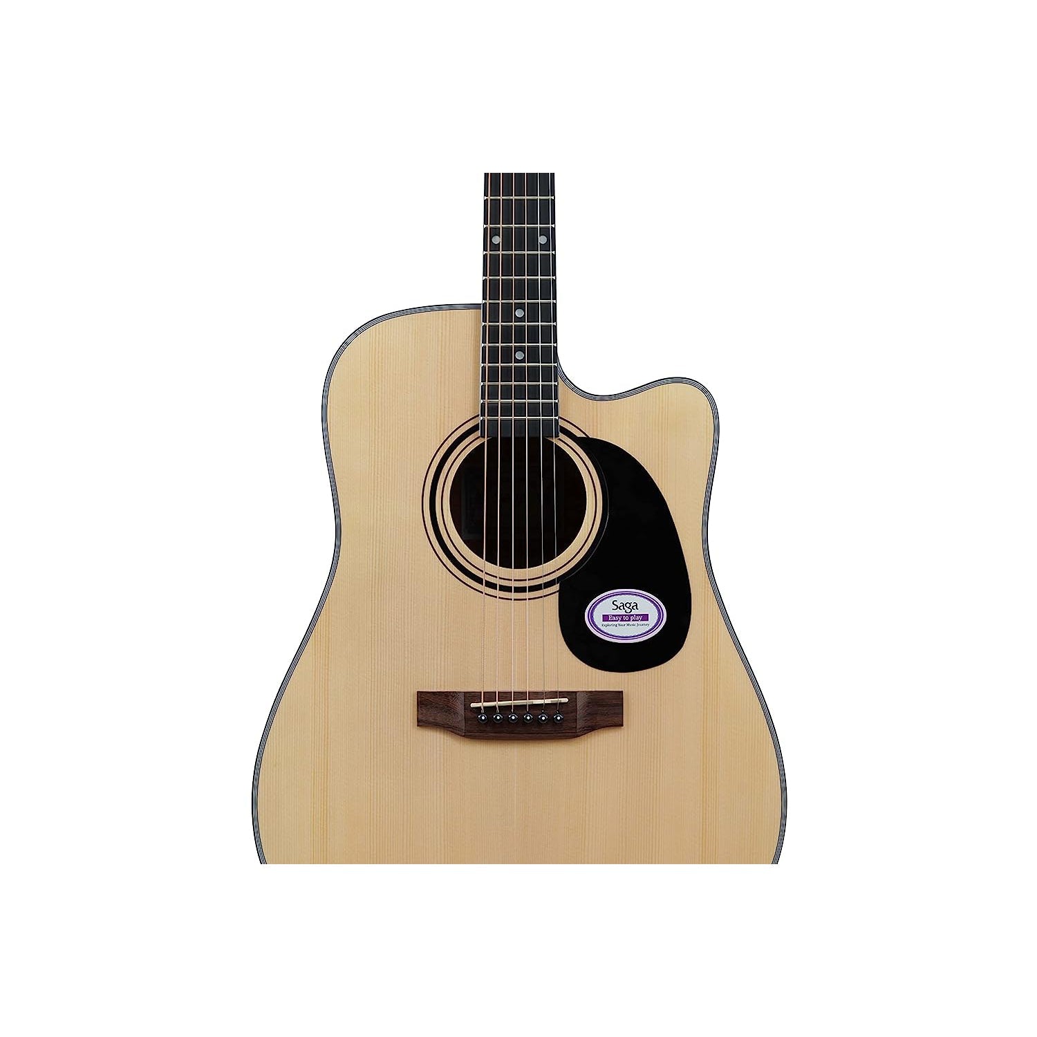 Đàn Guitar Acoustic Saga SF600C-Mai Nguyên Music