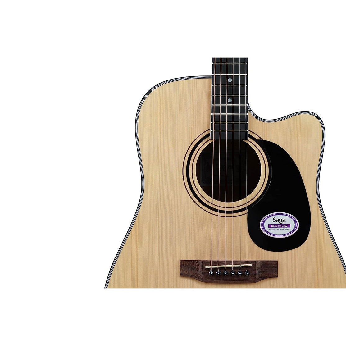 Đàn Guitar Acoustic Saga SF600CE-Mai Nguyên Music