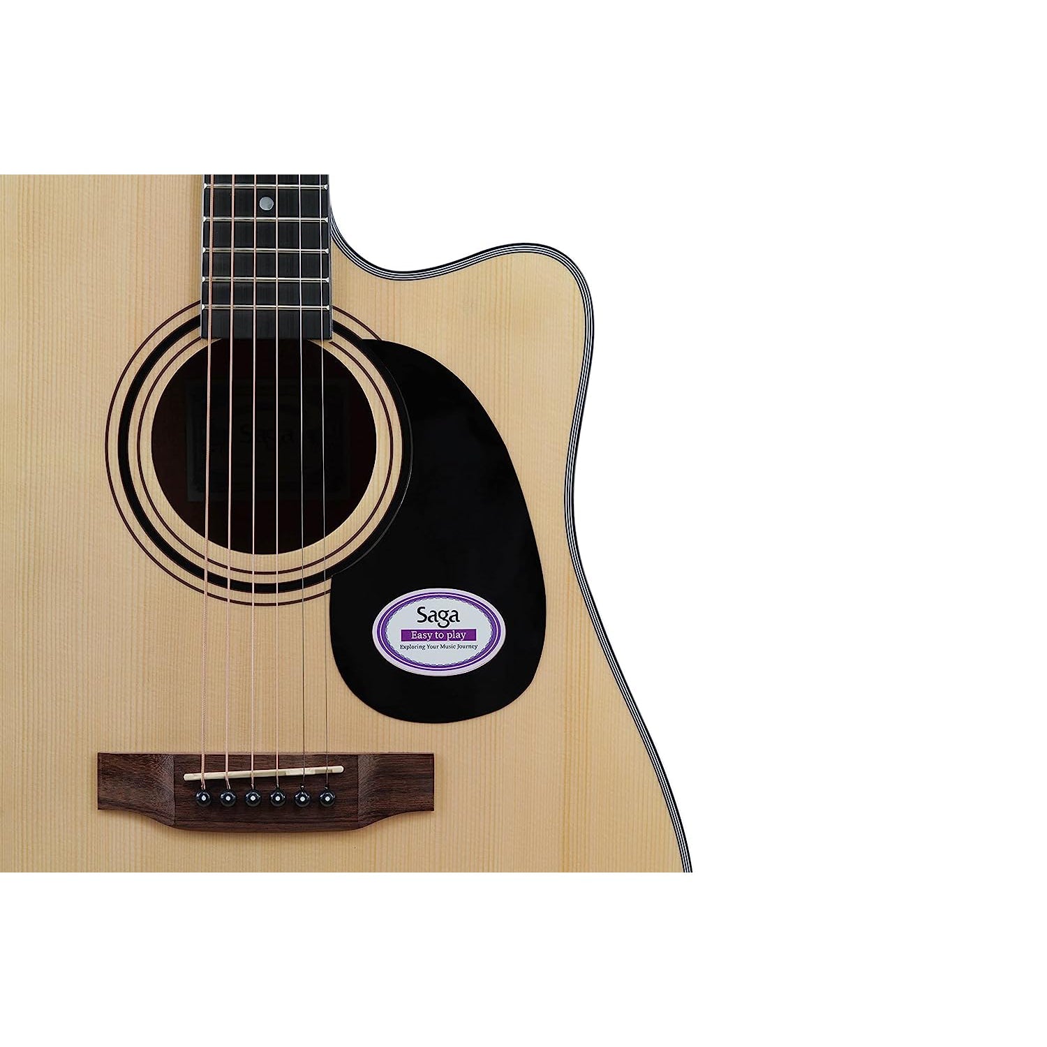 Đàn Guitar Acoustic Saga SF600CE-Mai Nguyên Music