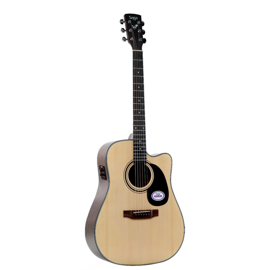 Đàn Guitar Acoustic Saga SF600CE-Mai Nguyên Music