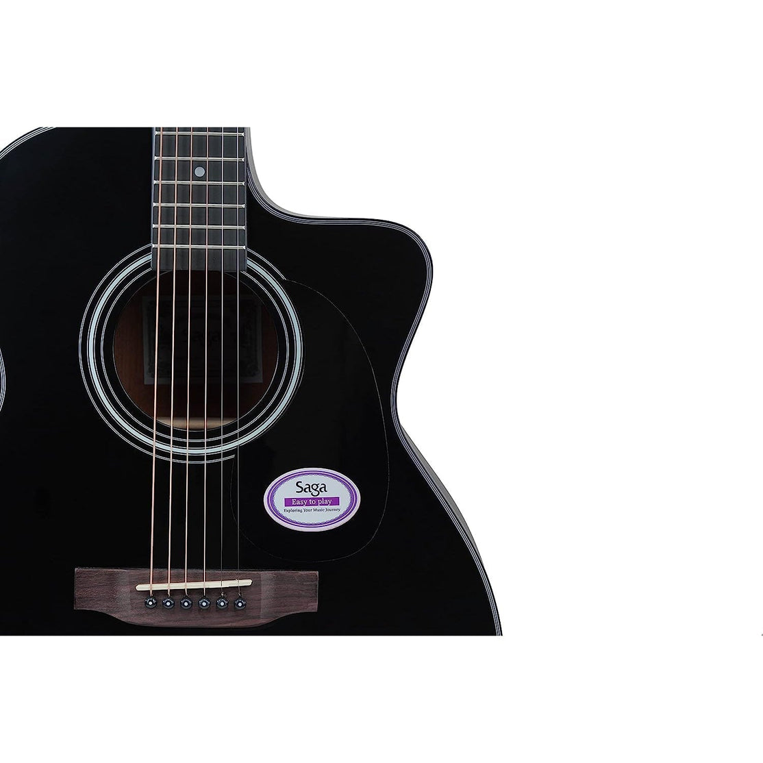 Đàn Guitar Acoustic Saga SF600GC-Mai Nguyên Music