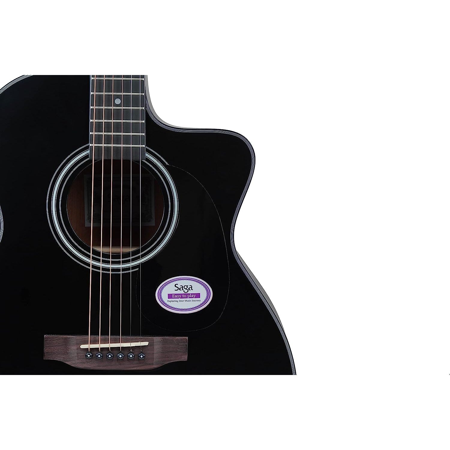 Đàn Guitar Acoustic Saga SF600GC-Mai Nguyên Music