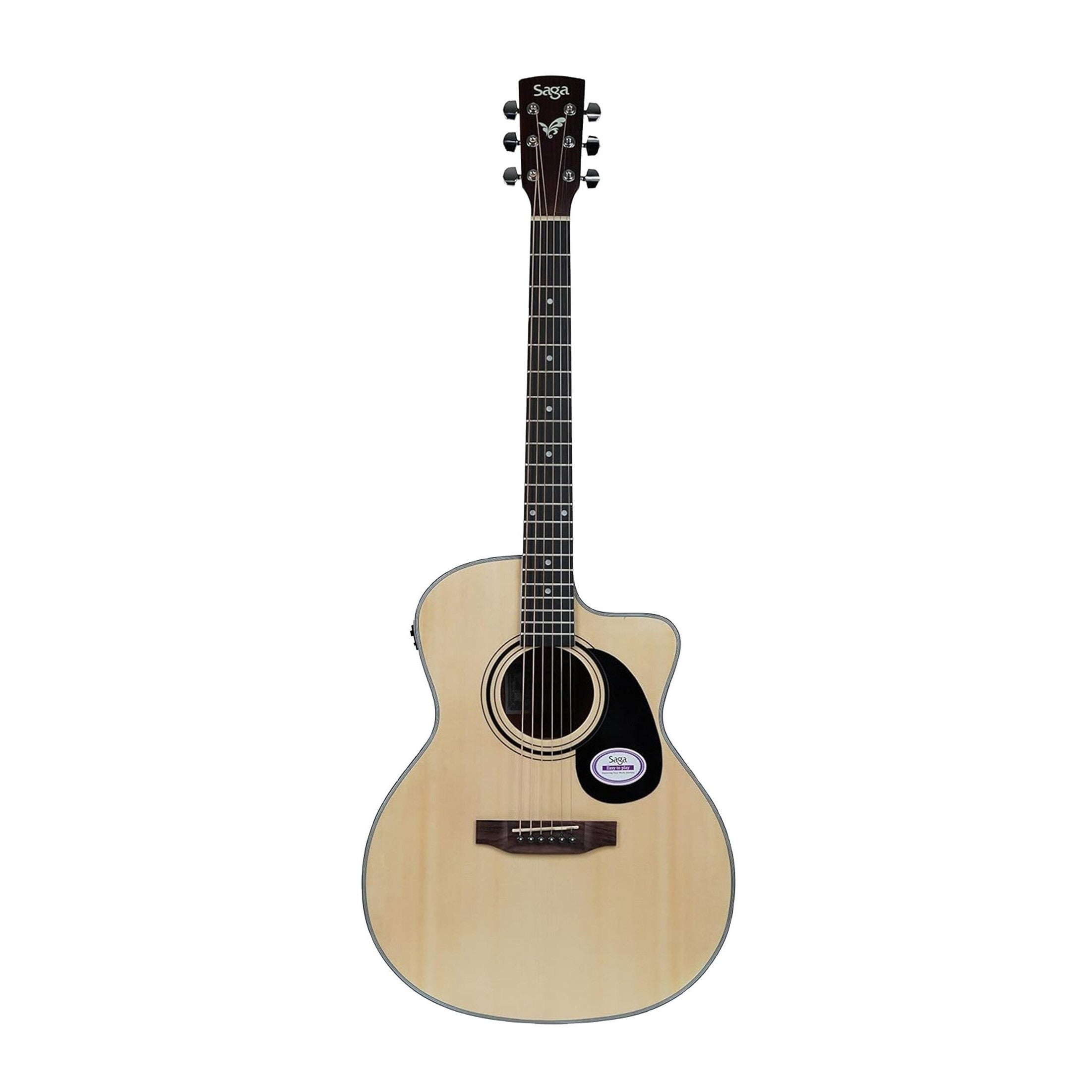 Đàn Guitar Acoustic Saga SF600GCE-Mai Nguyên Music