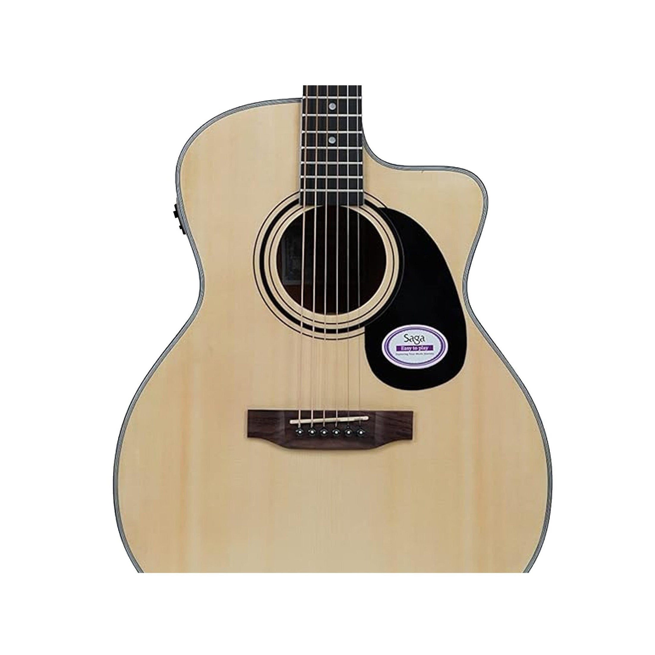 Đàn Guitar Acoustic Saga SF600GCE-Mai Nguyên Music