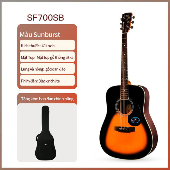 Đàn Guitar Acoustic Saga SF700-Mai Nguyên Music