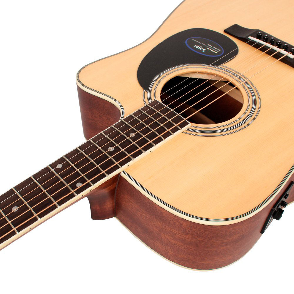 Đàn Guitar Acoustic Saga SF700CE-Mai Nguyên Music