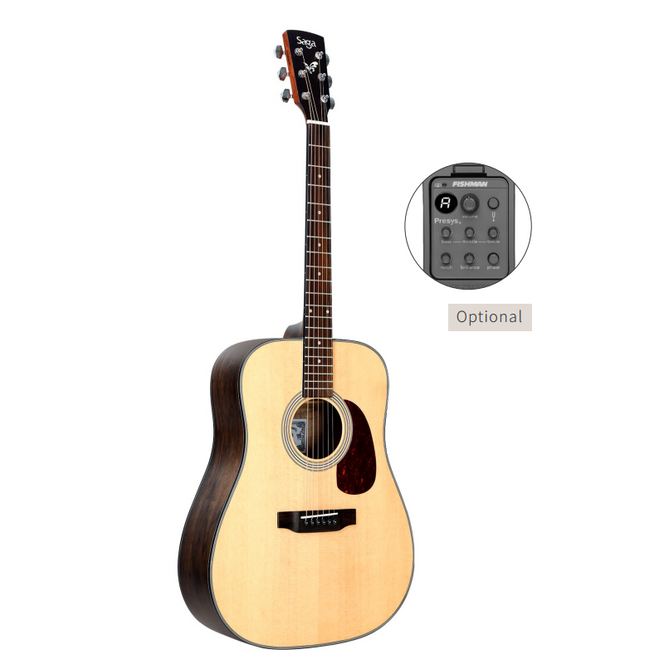 Đàn Guitar Acoustic Saga SF800E-Mai Nguyên Music