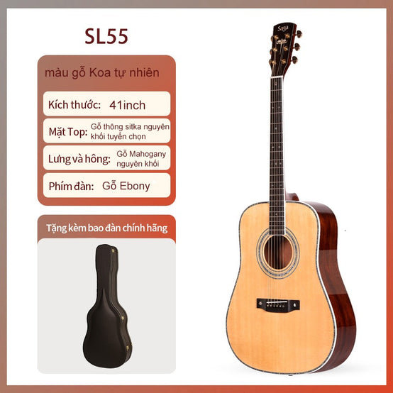 Đàn Guitar Acoustic Saga SL55-Mai Nguyên Music