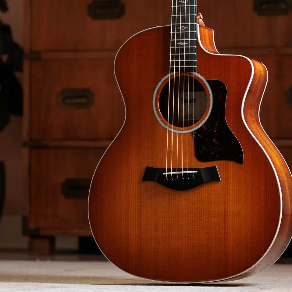 Đàn Guitar Acoustic Taylor 214ce-K DLX Special Edition - Honeyburst-Mai Nguyên Music