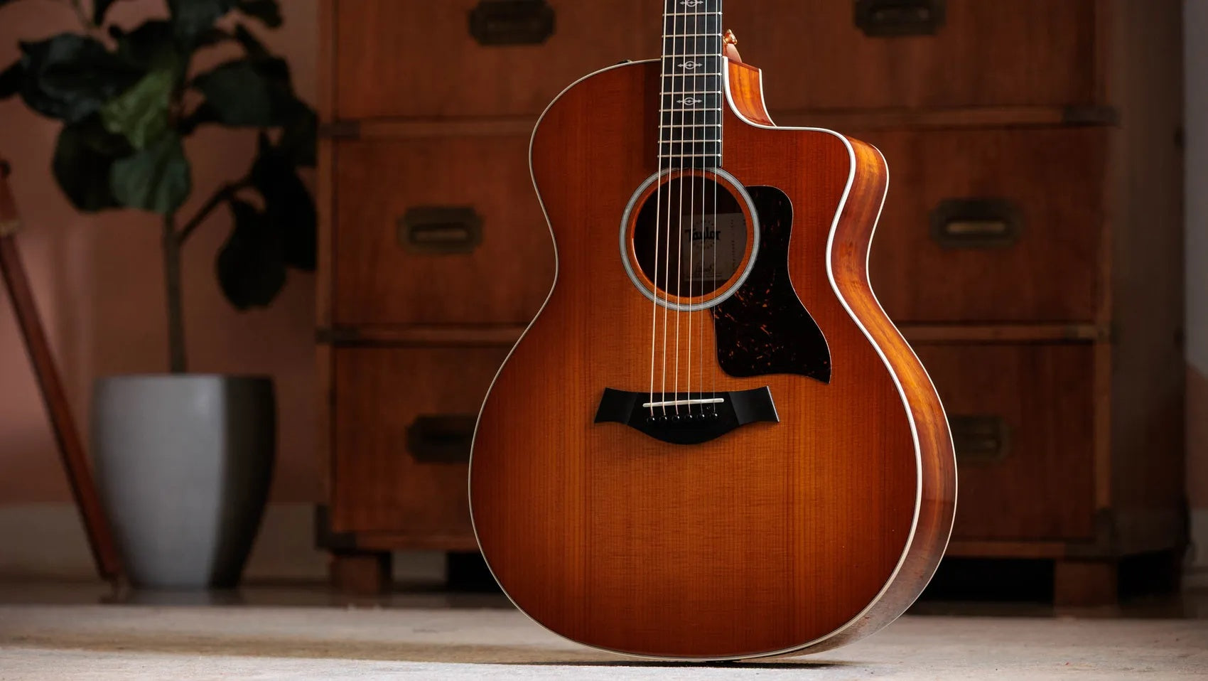 Đàn Guitar Acoustic Taylor 214ce-K DLX Special Edition - Honeyburst-Mai Nguyên Music
