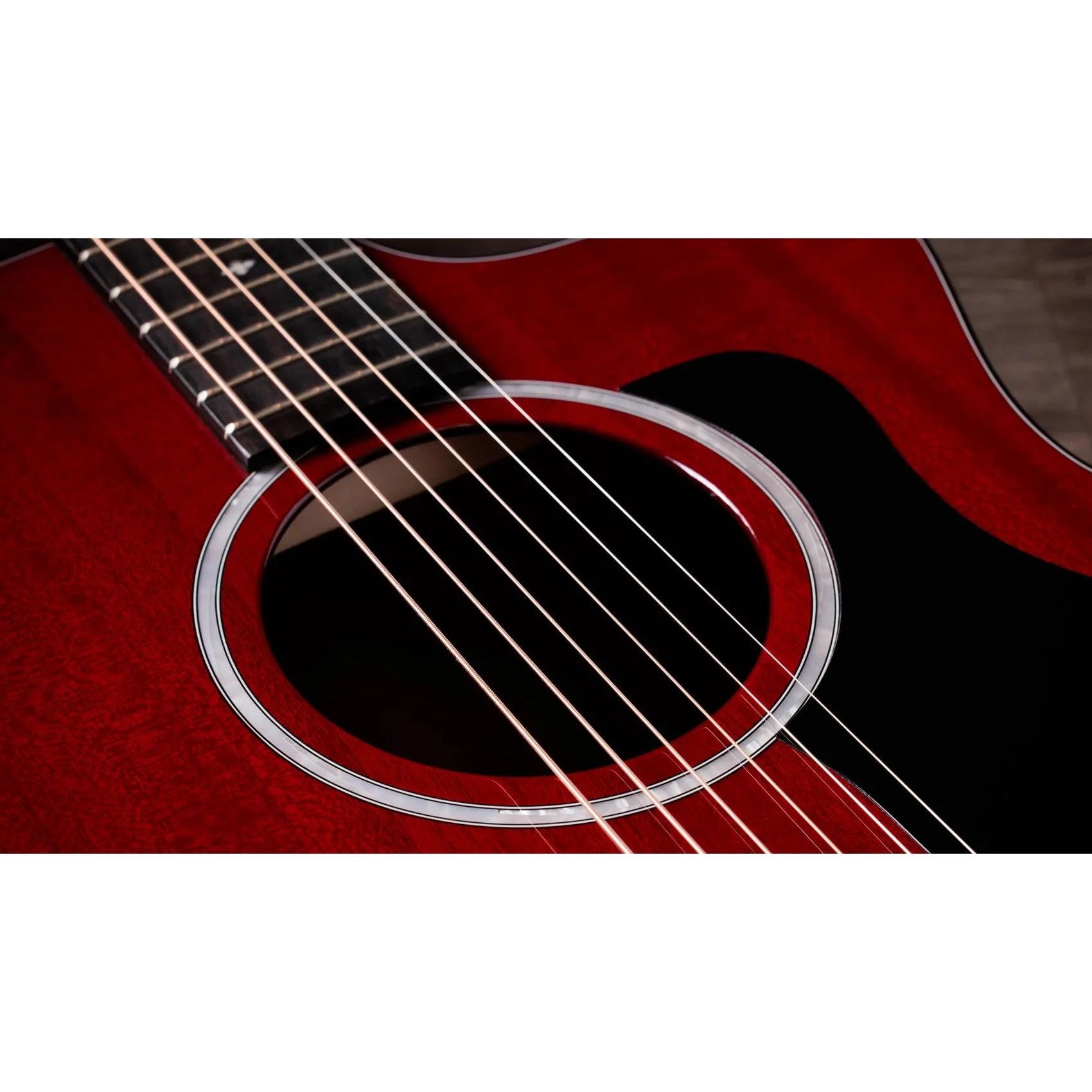 Đàn Guitar Acoustic Taylor 224ce Plus Special Edition - Trans Red-Mai Nguyên Music