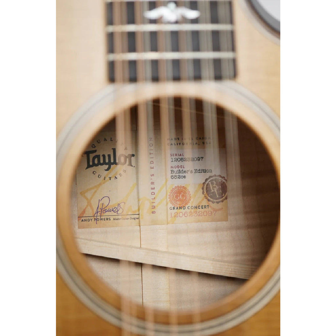 Đàn Guitar Acoustic Taylor Builder's Edition 652ce w/Case-Mai Nguyên Music