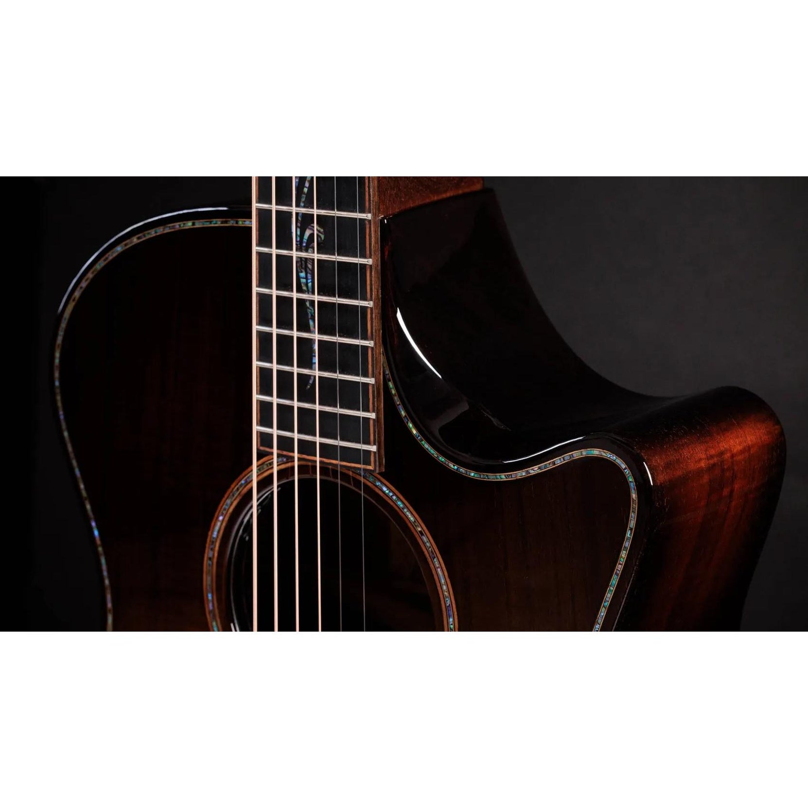 Đàn Guitar Acoustic Taylor Next Generation Builders Edition K24ce - Kona Edgeburst-Mai Nguyên Music