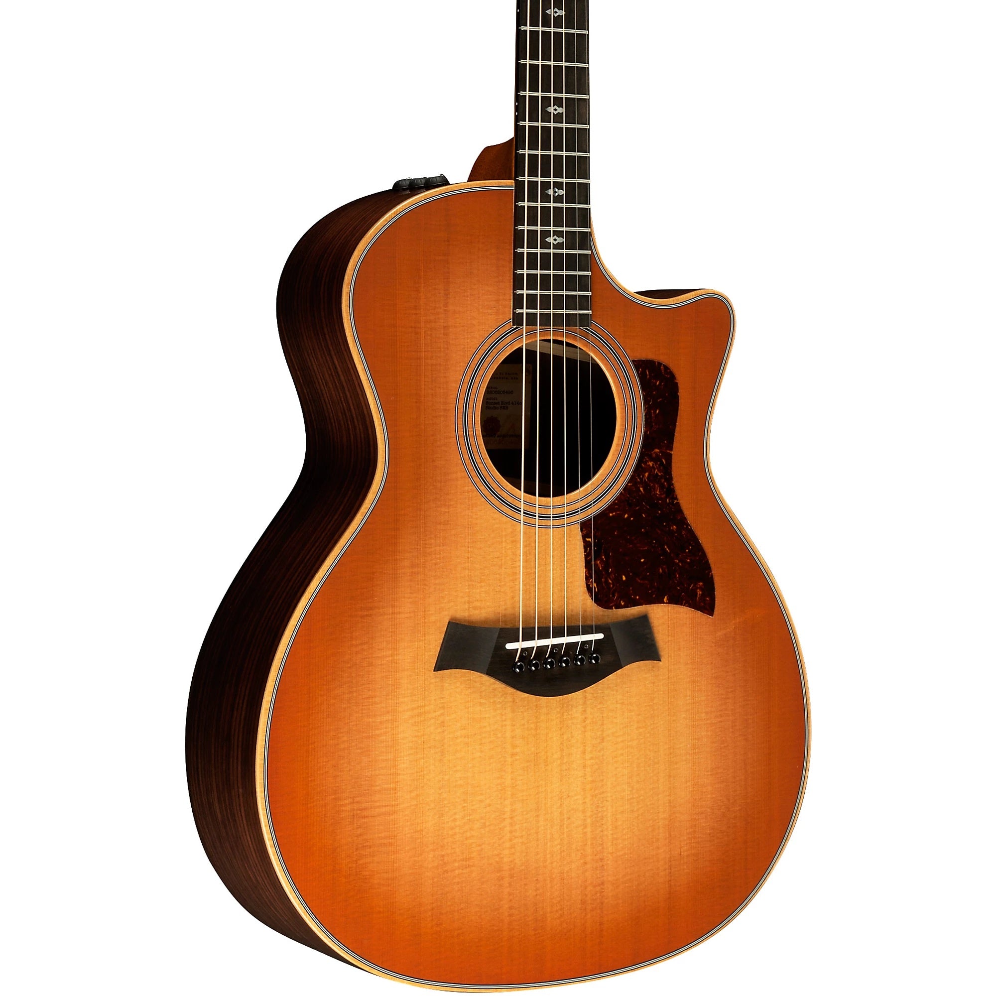 Đàn Guitar Acoustic Taylor Sunset Blvd 414ce Studio - Sunset Edgeburst-Mai Nguyên Music