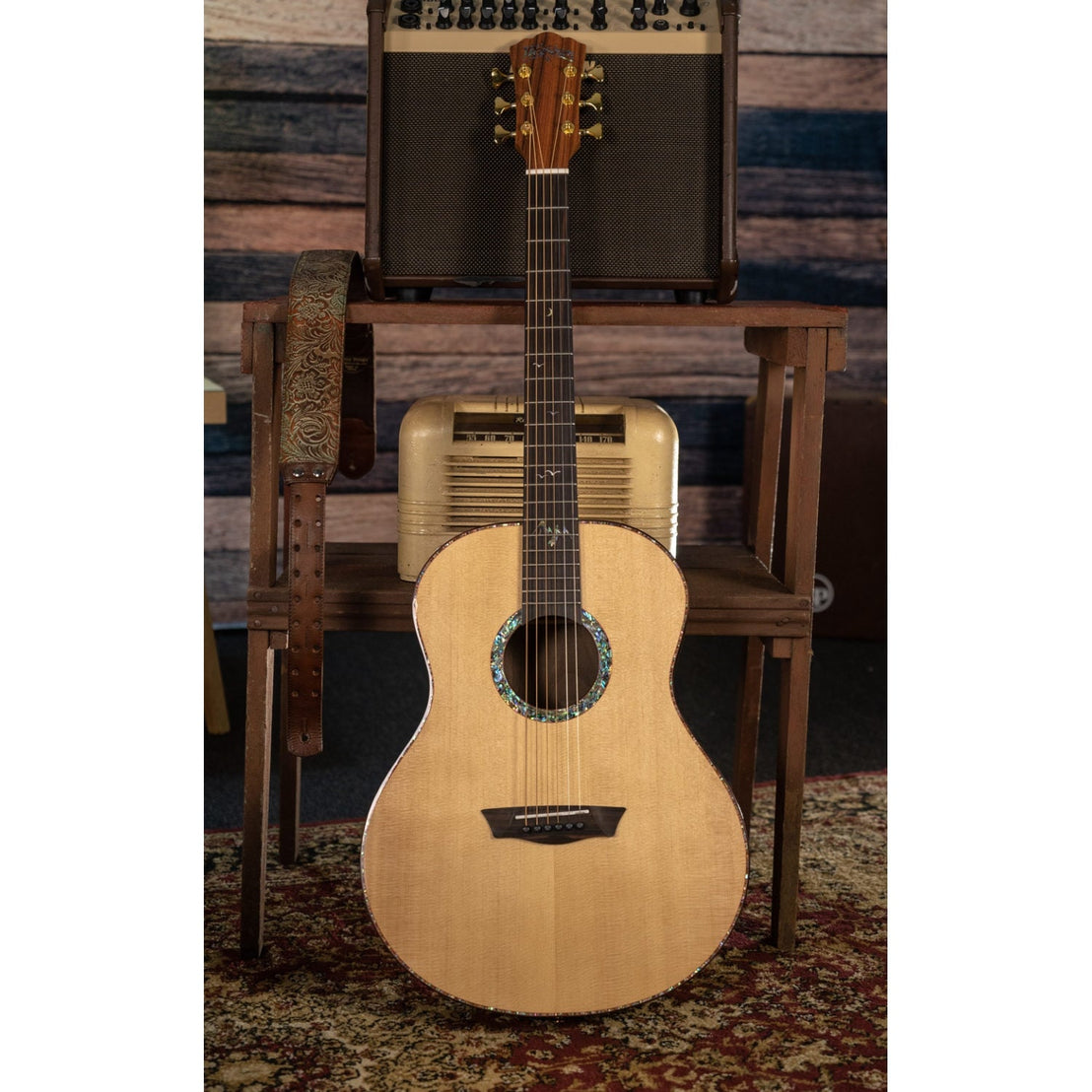 Đàn Guitar Acoustic Washburn Elegante S24S-Mai Nguyên Music