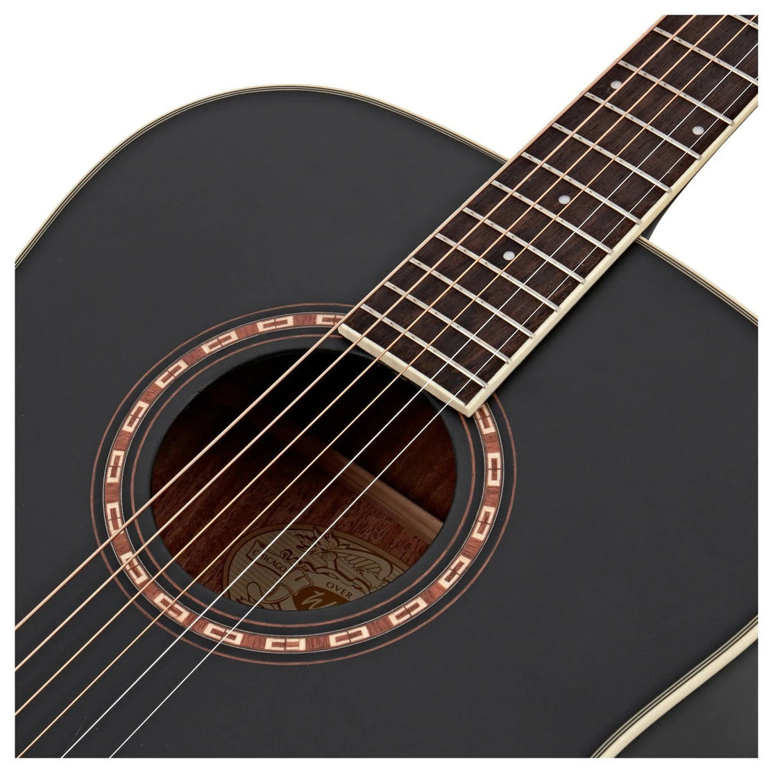 Đàn Guitar Acoustic Washburn Harvest D7S Acoustic, Matte Black-Mai Nguyên Music