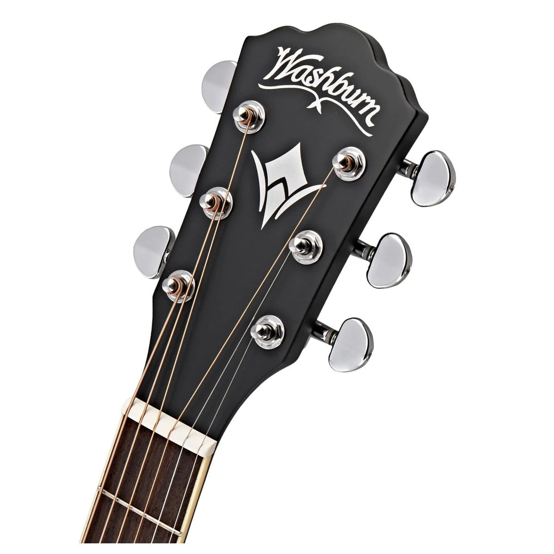 Đàn Guitar Acoustic Washburn Harvest D7S Acoustic, Matte Black-Mai Nguyên Music