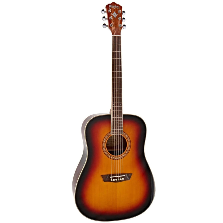 Đàn Guitar Acoustic Washburn Harvest D7SATB Acoustic, Tobacco Sunburst-Mai Nguyên Music