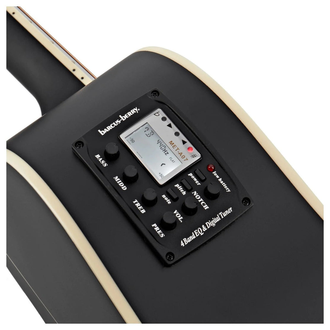 Đàn Guitar Acoustic Washburn Harvest G7SCE Acoustic, Matte Black-Mai Nguyên Music