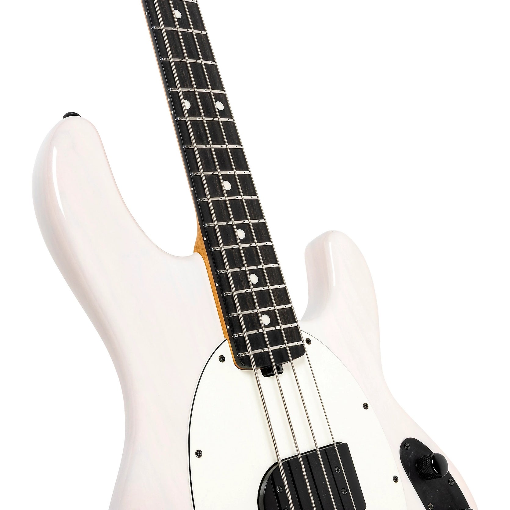 Đàn Guitar Bass 4-dây Ernie Ball Music Man Tim Commerford Artist Series StingRay Passive - Fight Night White-Mai Nguyên Music