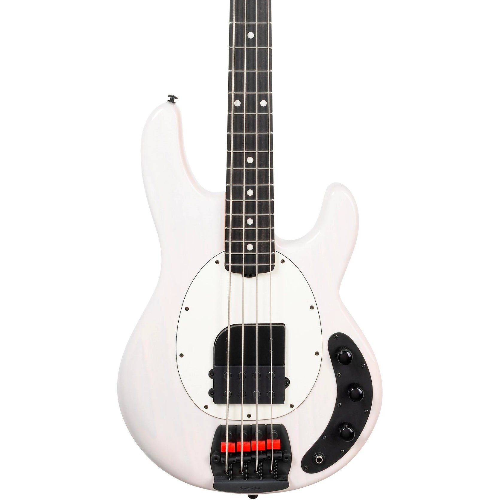 Đàn Guitar Bass 4-dây Ernie Ball Music Man Tim Commerford Artist Series StingRay Passive - Fight Night White-Mai Nguyên Music