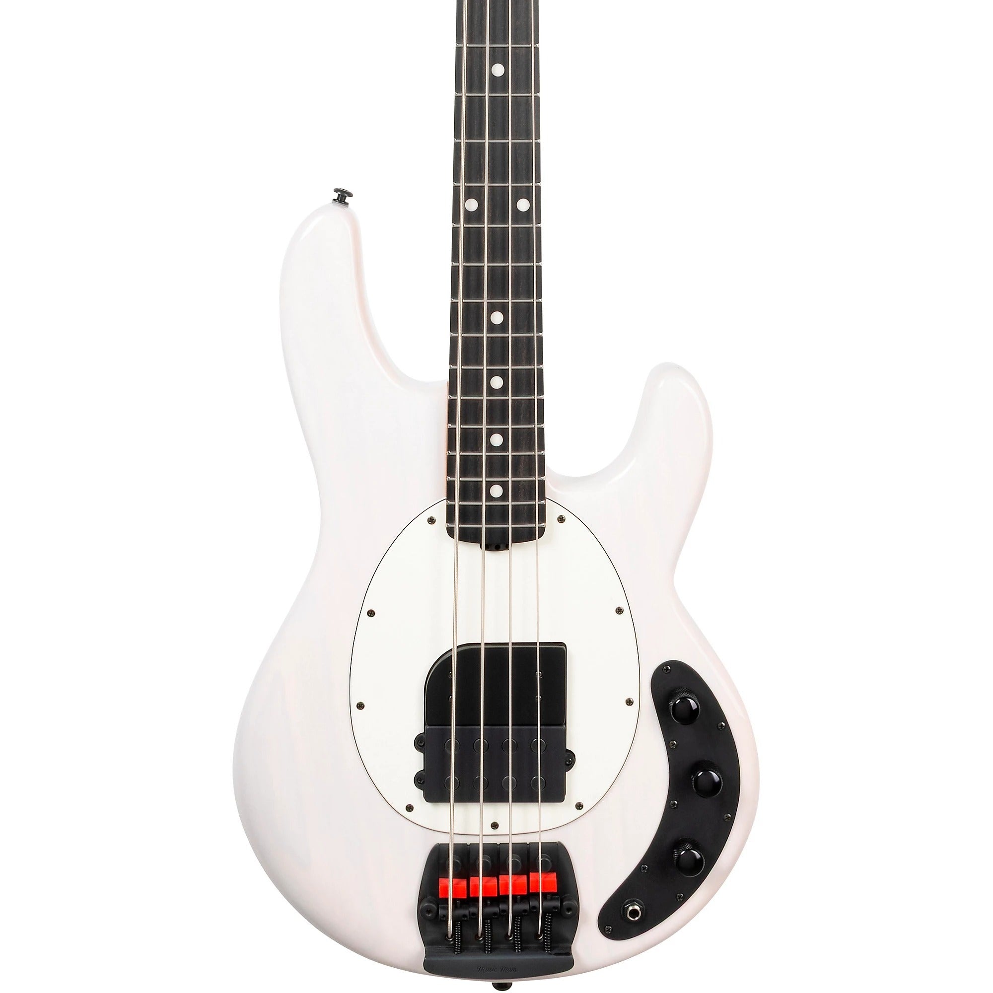 Đàn Guitar Bass 4-dây Ernie Ball Music Man Tim Commerford Artist Series StingRay Passive - Fight Night White-Mai Nguyên Music