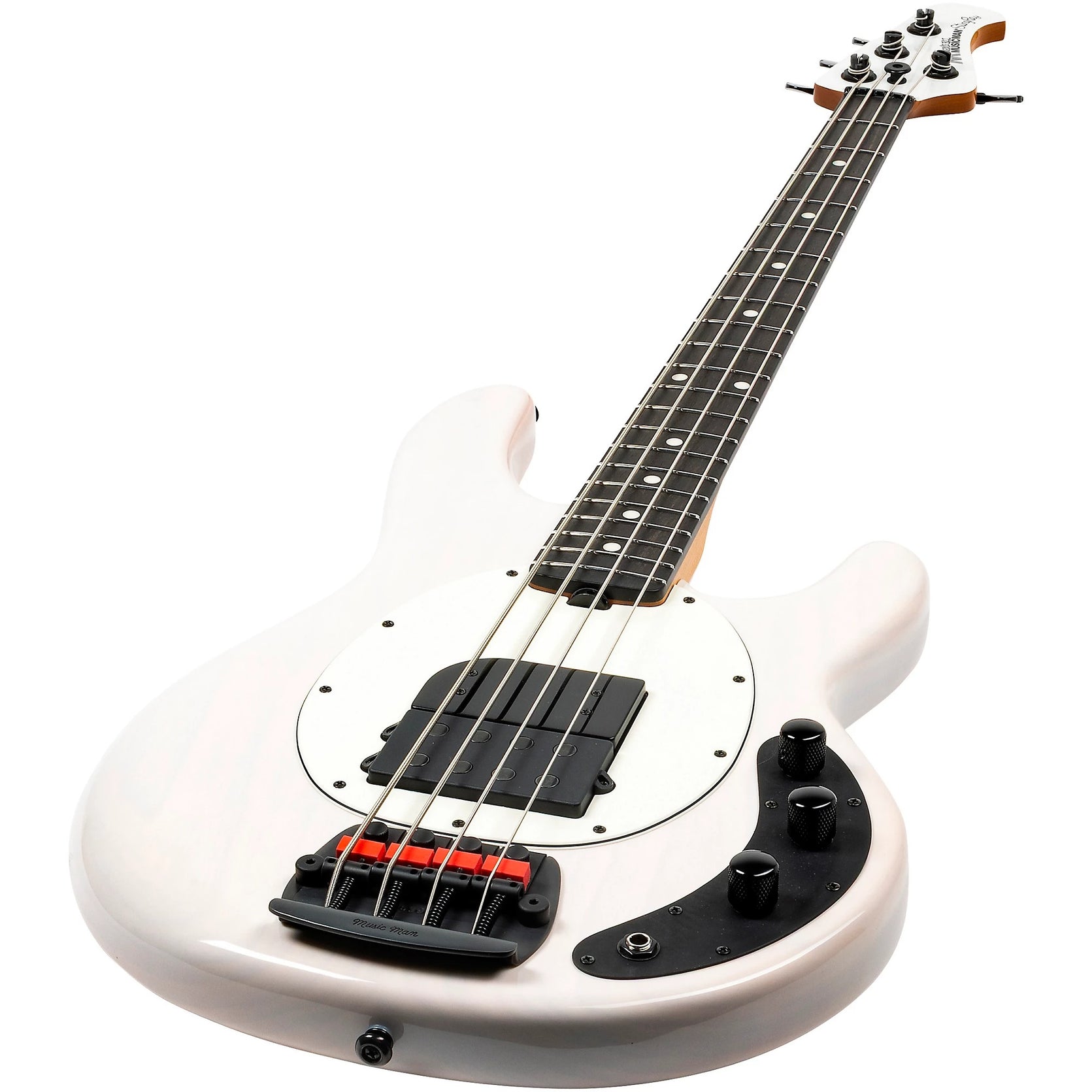 Đàn Guitar Bass 4-dây Ernie Ball Music Man Tim Commerford Artist Series StingRay Passive - Fight Night White-Mai Nguyên Music