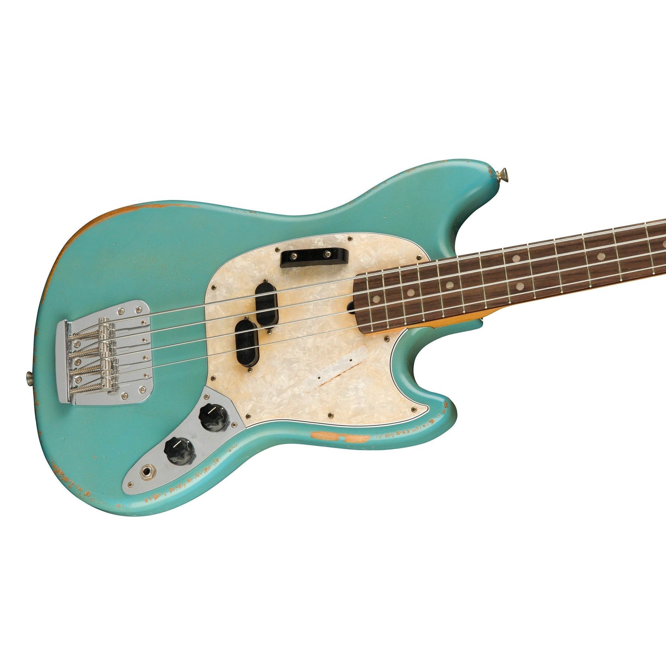 Đàn Guitar Bass 4-dây Fender JMJ Road Worn Mustang Bass-Mai Nguyên Music