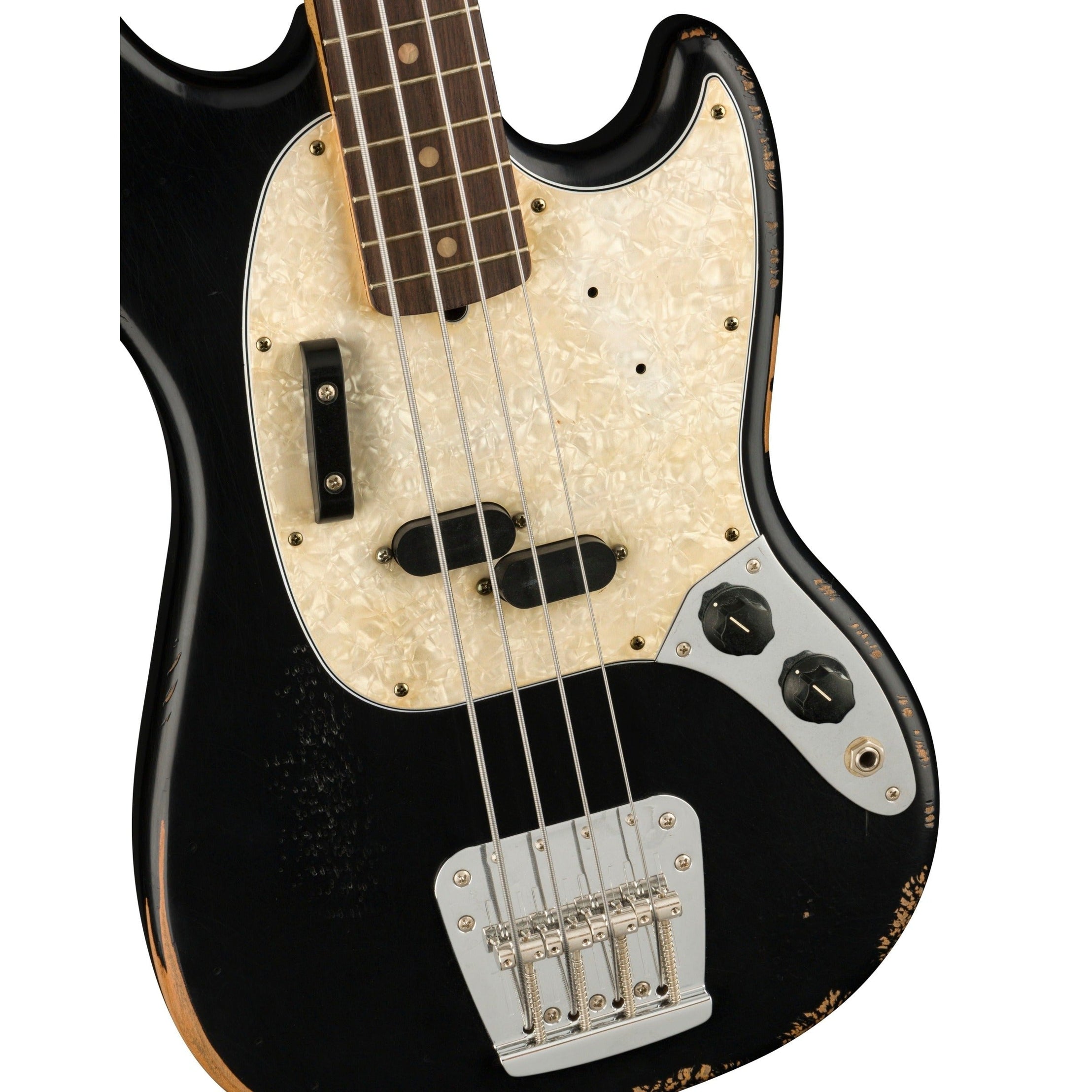 Đàn Guitar Bass 4-dây Fender JMJ Road Worn Mustang Bass-Mai Nguyên Music