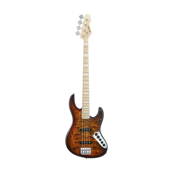Đàn Guitar Bass 4-dây GrassRoots G-AMAZE-FM-TBSB, Tobacco Sunburst-Mai Nguyên Music