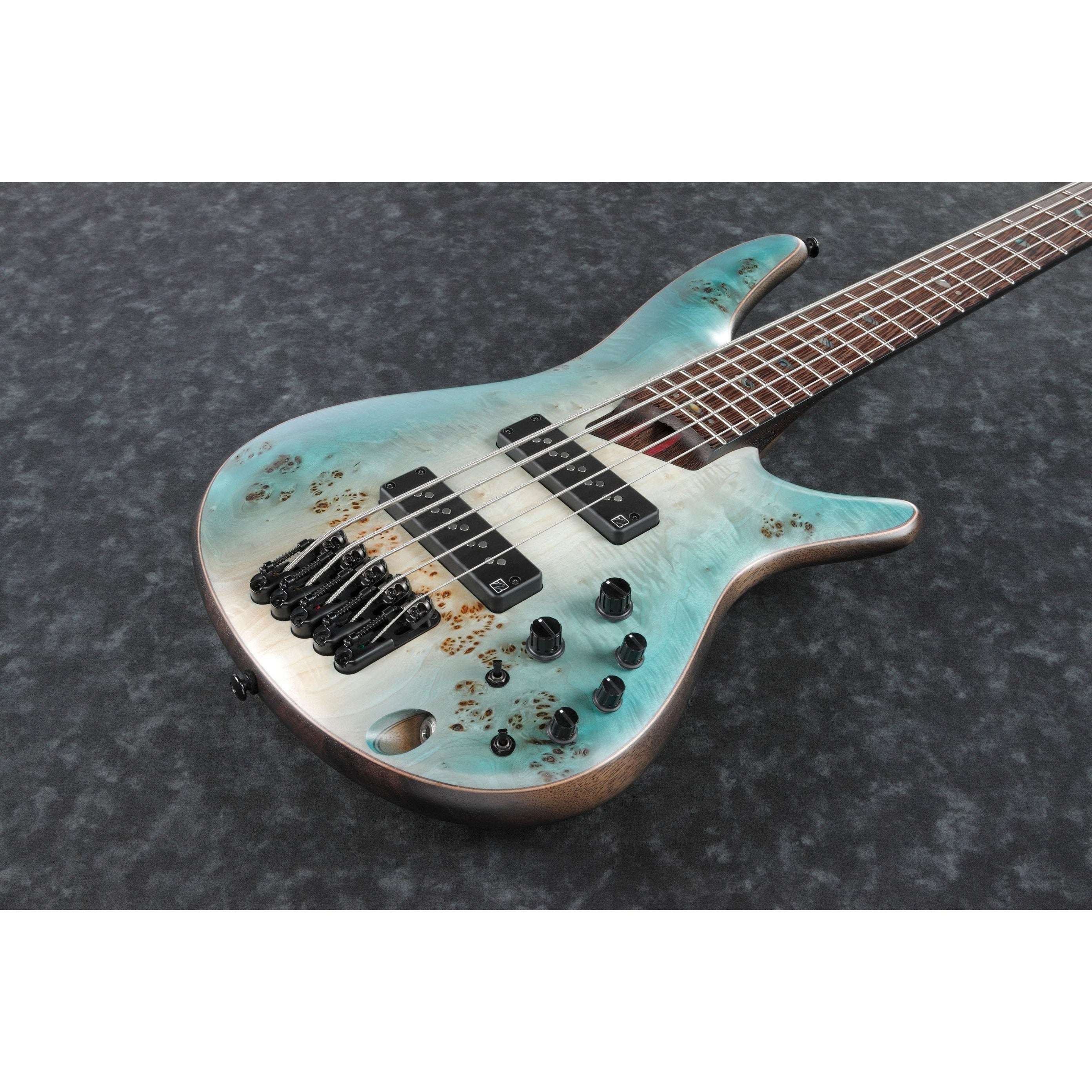 Đàn Guitar Bass 4-dây Ibanez SR Premium SR1600B w/Bag, Caribbean Shoreline Flat-Mai Nguyên Music