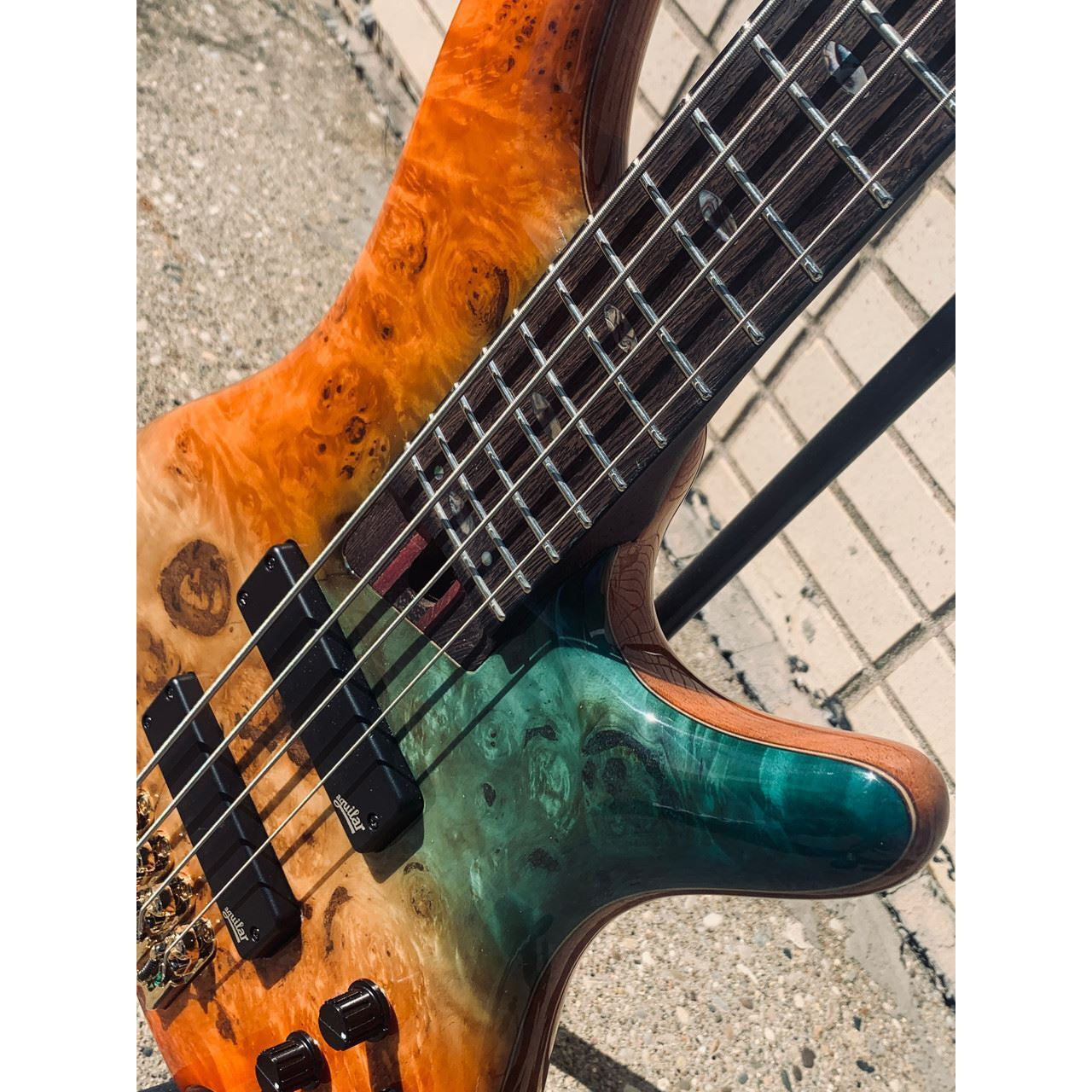 Đàn Guitar Bass 4-dây Ibanez SR Premium SR1600D w/Bag, Autumn Sunset Sky-Mai Nguyên Music